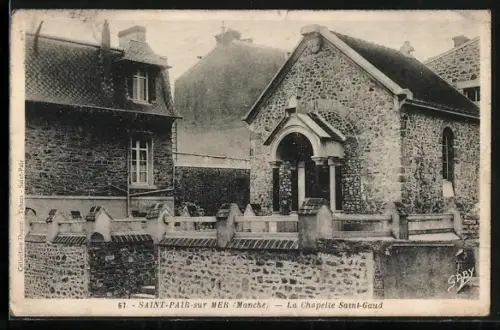 AK Saint-Pair-sur-Mer /Manche, La Chapelle Saint-Gaud