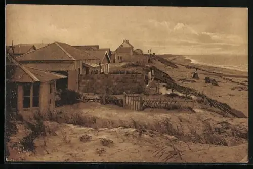 AK Pirou-Plage, Vieux quartier, Premiers Chalets