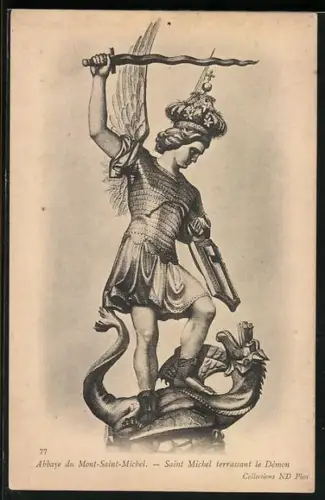 AK Mont-Saint-Michel, Saint Michel terrassant le Démon