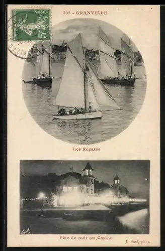 AK Granville, Les Régates et Fête de nuit au Casino