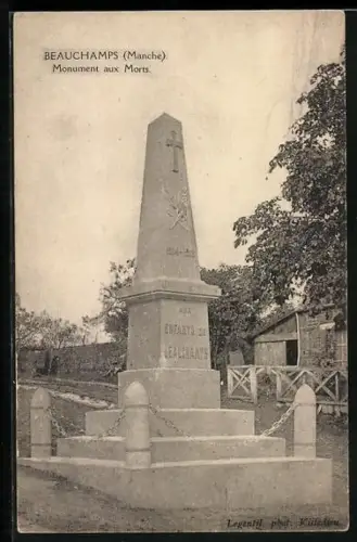 AK Beauchamps /Manche, Monument aux Morts