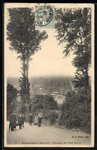 AK Avranches /Manche, Descente du Petit Tertre