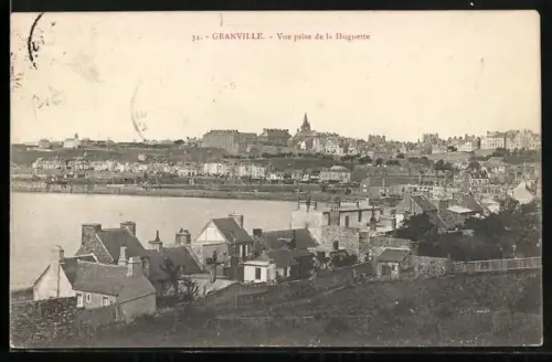 AK Granville, Vue prise de la Huguette