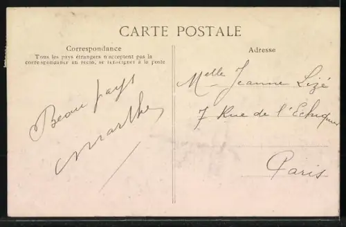 AK Pontorson, Vue générale, prise du Clocher