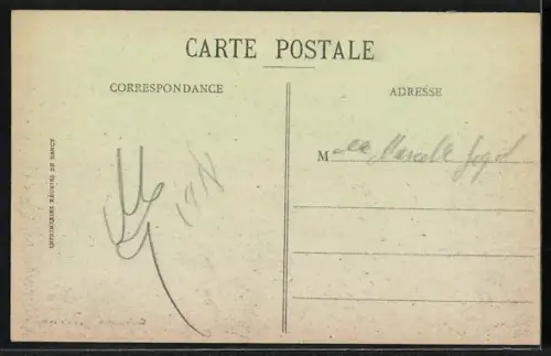 AK Landemer, Villa Capel-Marie avec vue sur la côte et la campagne environnante