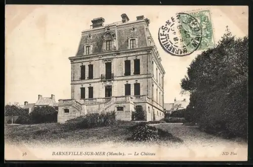 AK Barneville-sur-Mer /Manche, Le Château