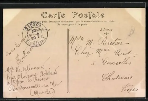 AK Barneville-sur-Mer /Manche, Le Château