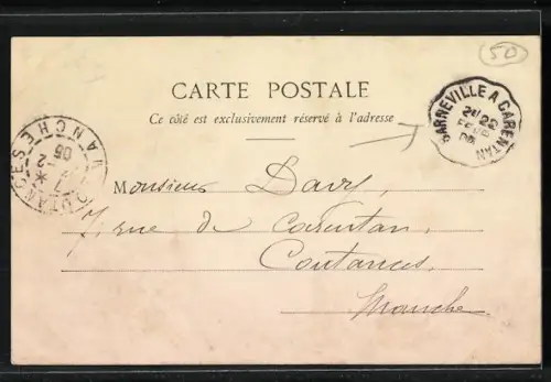 AK La Haye-du-Puits, Le Vieux Château