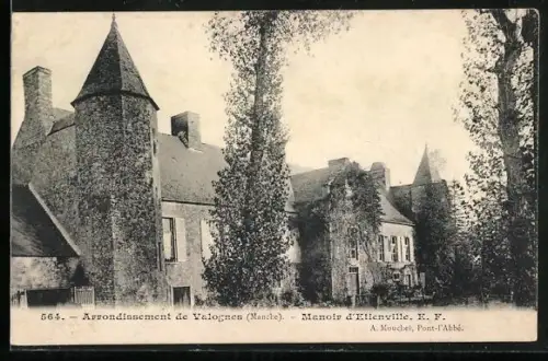 AK Valognes /Manche, Manoir d`Etienville