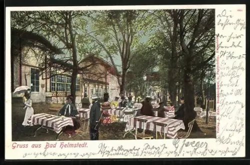 AK Bad Helmstedt, Café am Kurhaus