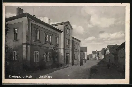 AK Knetzgau a. Main, Blick auf das Schulgebäude