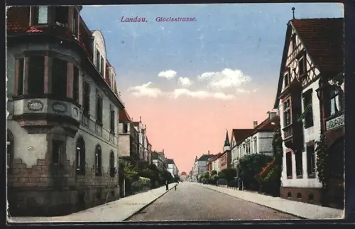 AK Landau / Pfalz, Glacisstrasse