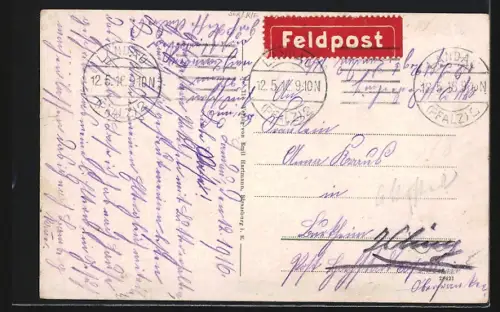 AK Landau / Pfalz, Glacisstrasse