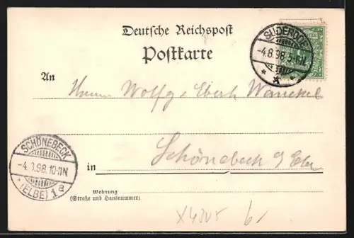 AK Gernrode / Harz, Hotel Stubenberg mit Blick ins Tal