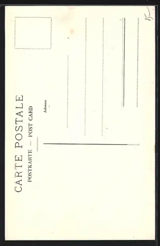 AK Luzern, Rathaus mit Exposition des Beaux-Arts