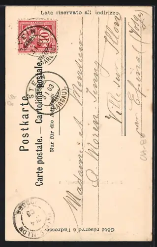 AK Bern, Markt am Baerenplatz