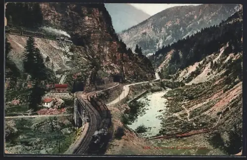 AK Ferrovia del Gottardo, Gotthardbahn in Faido