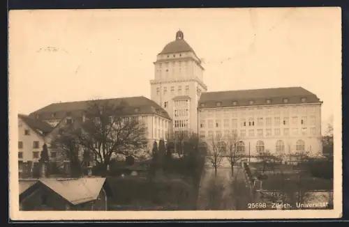 AK Zürich, Blick auf die Universität