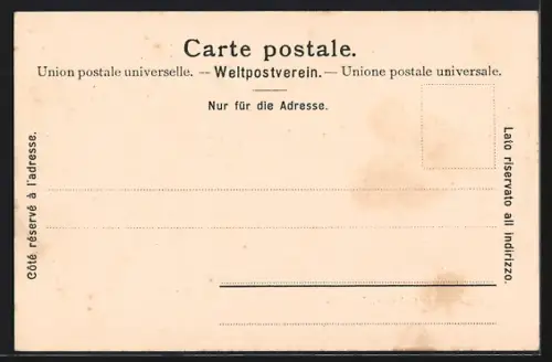 AK Bäretswil, Teilansicht mit Strassenpartie