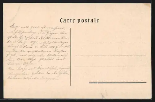 AK Zug, Kolinplatz mit Hotel du Boeuf