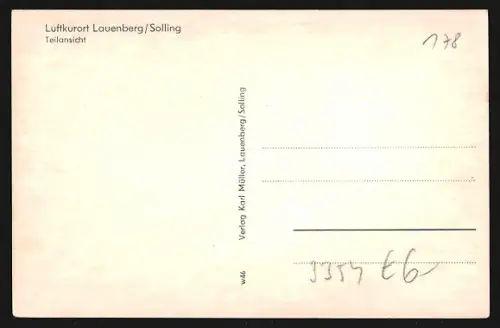 AK Lauenberg /Solling, Teilansicht