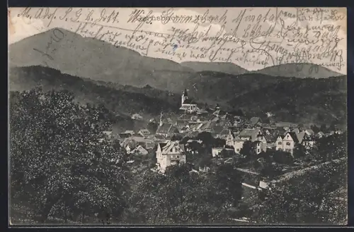 AK Gernsbach, Gesamtansicht