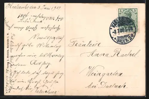 AK Karlsruhe i. B., St. Bonifacius-Kirche