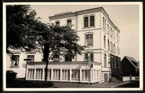 AK Borkum, Hotel Graf Waldersee