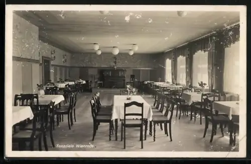 AK Wienrode b. Blankenburg, Gasthaus Zum Harz, Tanzdiele, Innenansicht