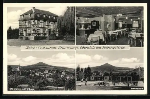 AK Oberpleis, Hotel - Restaurant Bramkamp und Strandbad