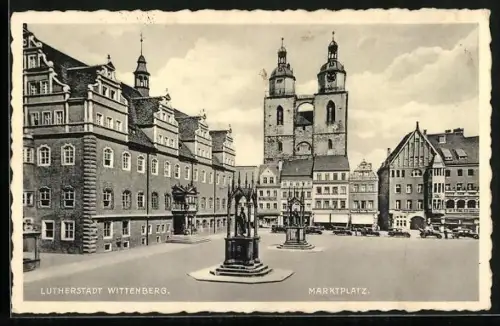 AK Wittenberg / Elbe, Marktplatz