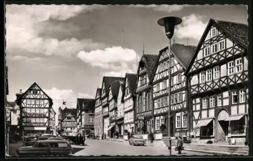 AK Fritzlar /Eder, Marktplatz, Hotel Nägel