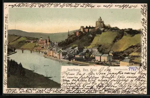 AK Saarburg /Trier, Totalansicht