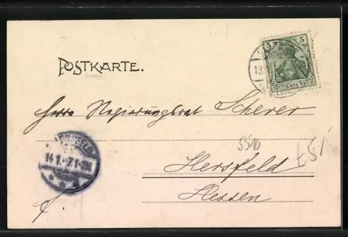 AK Saarburg /Trier, Totalansicht