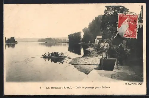 AK La Bouille /S.-Inf., Cale de passage pour Sahurs