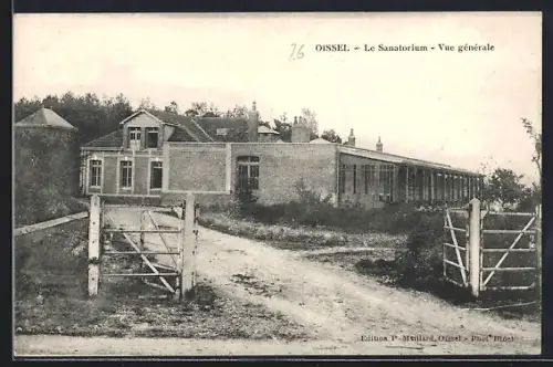 AK Oissel, Le Sanatorium, Vue générale