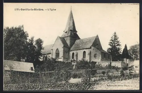 AK Ouville-la-Rivière, L`église