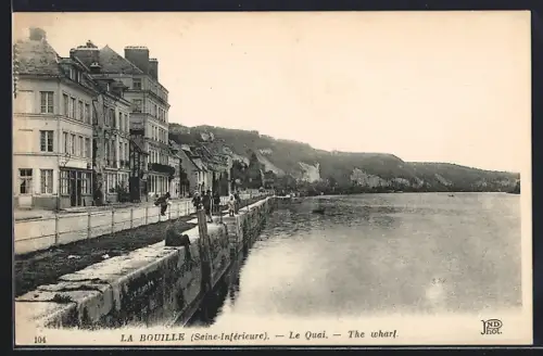 AK La Bouille /Seine-Inférieure, Le Quai