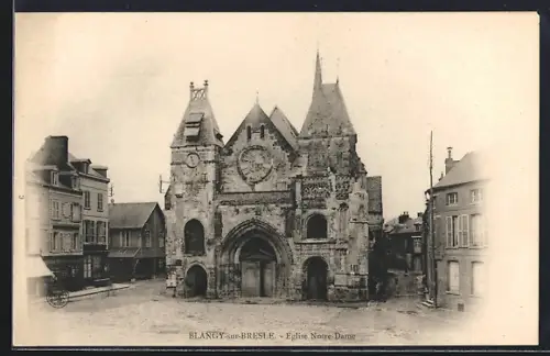 AK Blangy-sur-Bresle, Église Notre-Dame