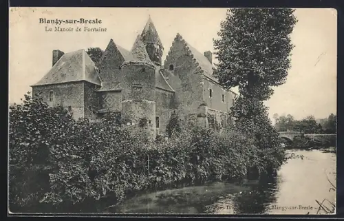 AK Blangy-sur-Bresle, Le Manoir de Fontaine