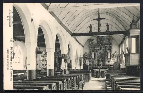 AK St-Martin-aux-Buneaux, Intérieur de l`église