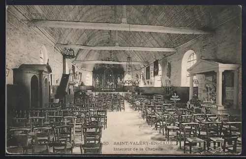AK Saint-Valéry-en-Caux, Intérieur de la Chapelle