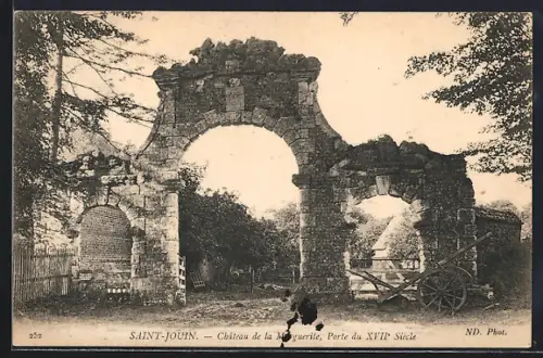 AK Saint-Jouin, Château de la Marguerite, Porte du XVIIe Siècle