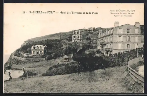 AK St-Pierre-en-Port, Hôtel des Terrasses et de la Plage