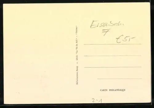 AK Dijon, 1ere Exposition Europeenne des Cheminots Philatelistes 1961, Vue de la Gare, T.E.E. L`Arbalete