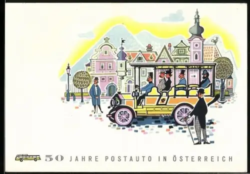 AK 50 Jahre Postauto in Österreich