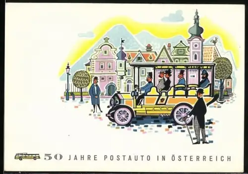 AK 50 Jahre Postauto in Österreich