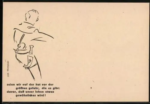 AK Junge mit Messer, Wandervögel