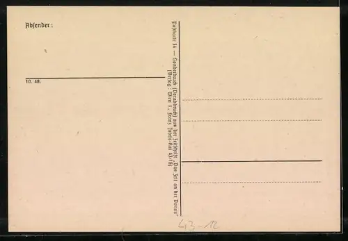 AK Wandervogel mit Messer am Hosenbund