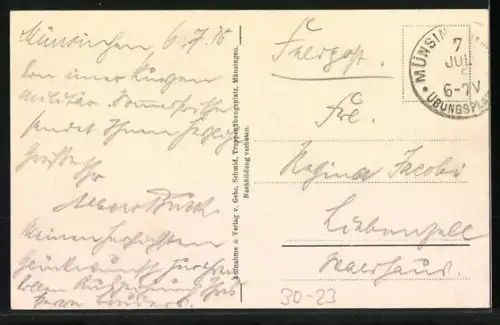 AK Einmarsch von russischen Kriegsgefangenen